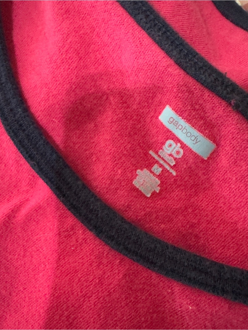 Y2K Gap Workout Ringer Tee - Picture 5 of 6